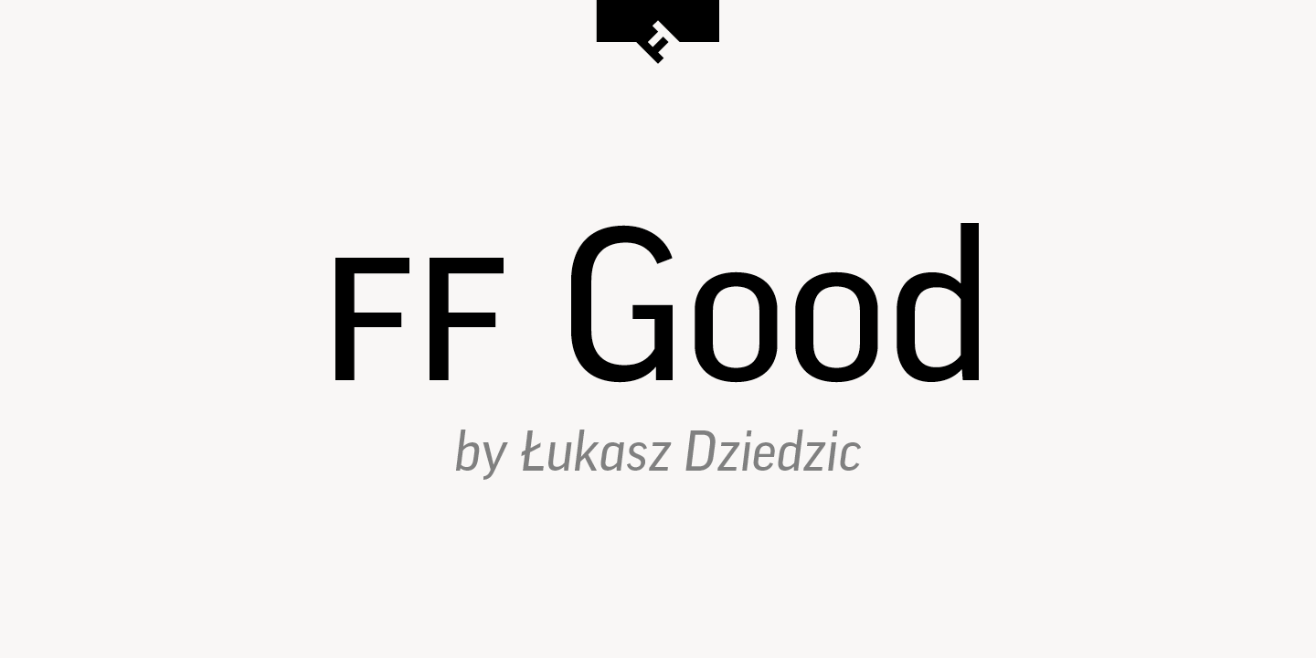 Schriftart FF Good Pro Compressed